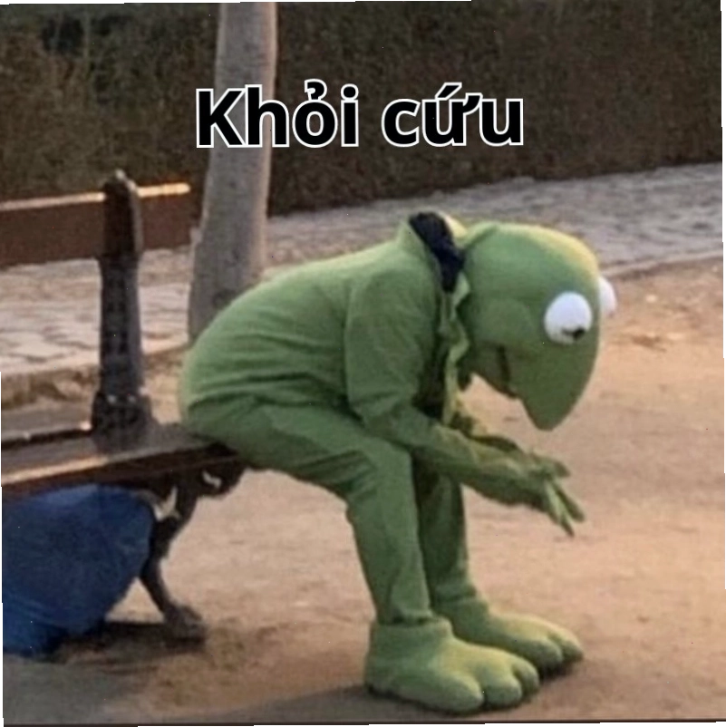 Ảnh hết cứu meme với biểu cảm hài hước