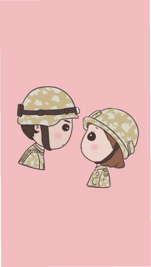 Ảnh hoạt hình bộ đội chibi ngộ nghĩnh
