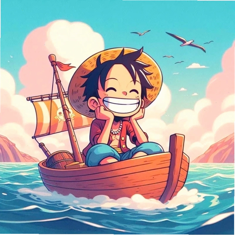 Ảnh Luffy còn nhỏ chibi