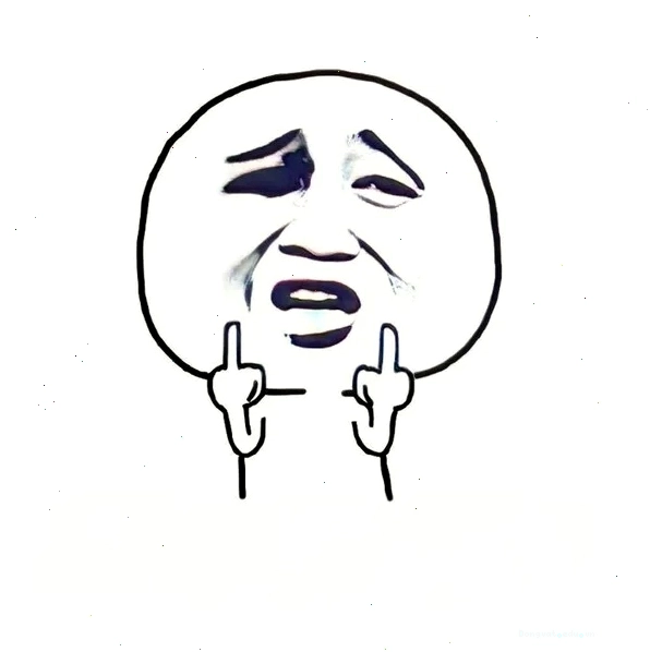 Ảnh meme nhếch mép thể hiện sự khinh người