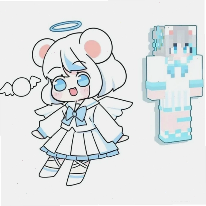 Ảnh Simmy chibi đang vui đùa