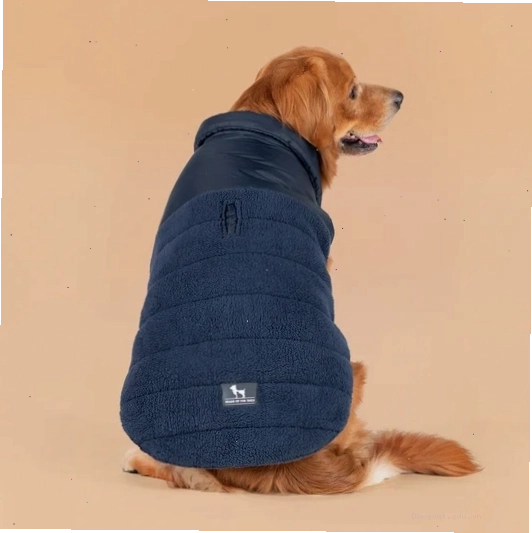 Áo khoác phao lông HUFT Cozy Snuggles màu xanh navy cho chó