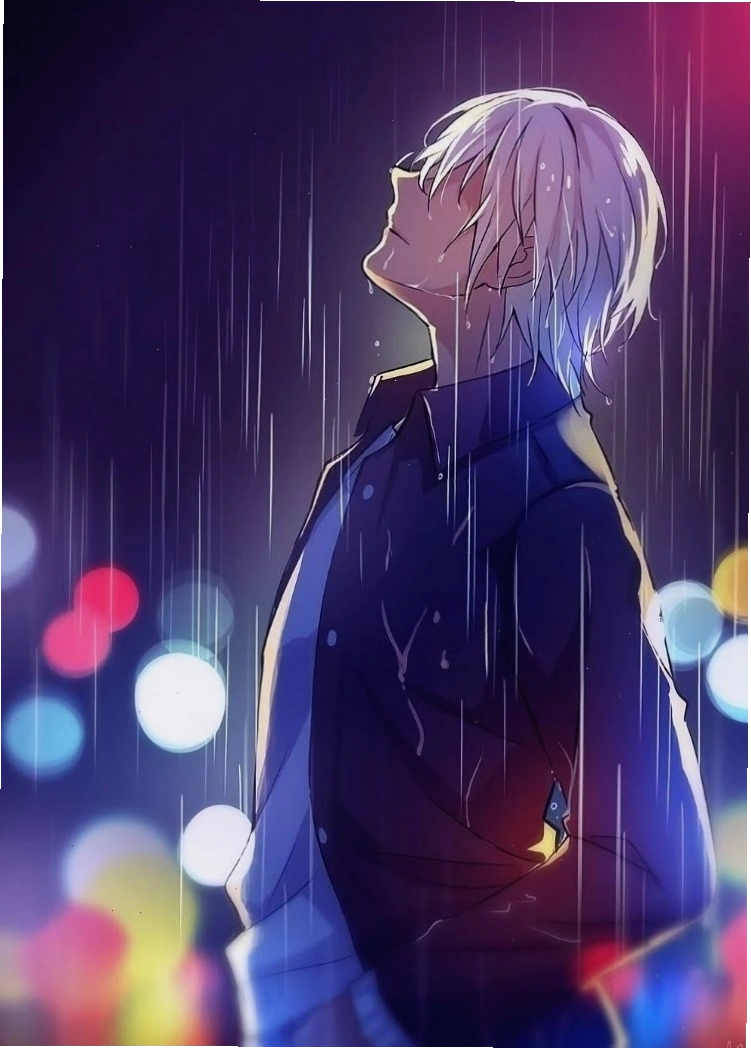 Avatar anime nam cô đơn trong đêm