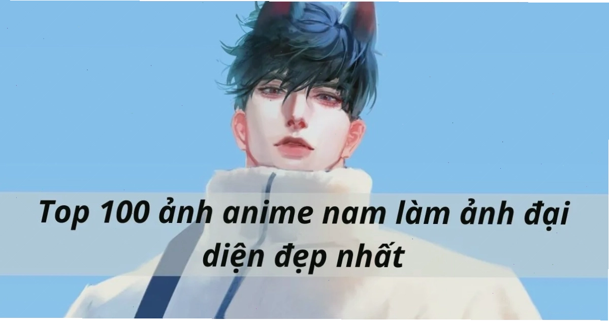 Avatar anime nam ngầu buồn với phong thái bất cần
