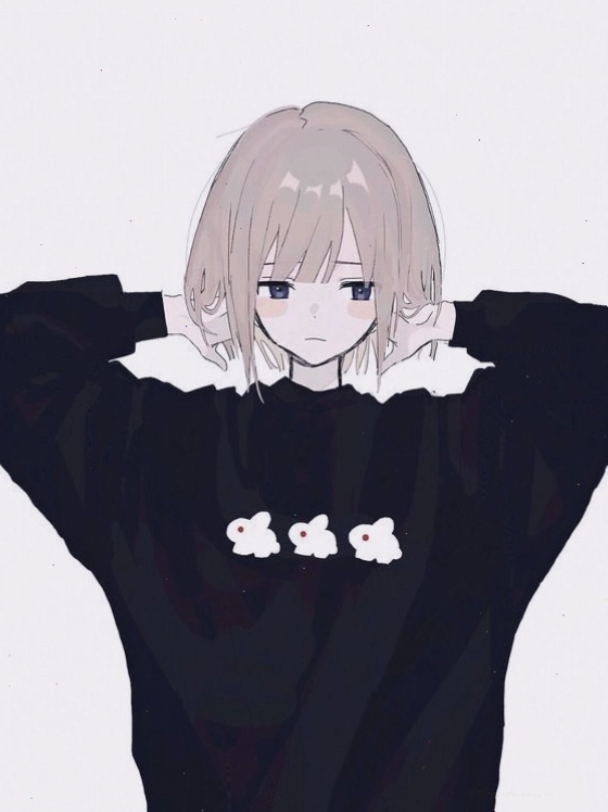 Avatar anime nữ ngầu lòi với phong thái tự tin và đôi chút kiêu ngạo