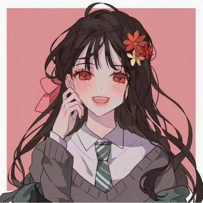 Avatar anime nữ ngầu với đôi mắt màu sắc nổi bật