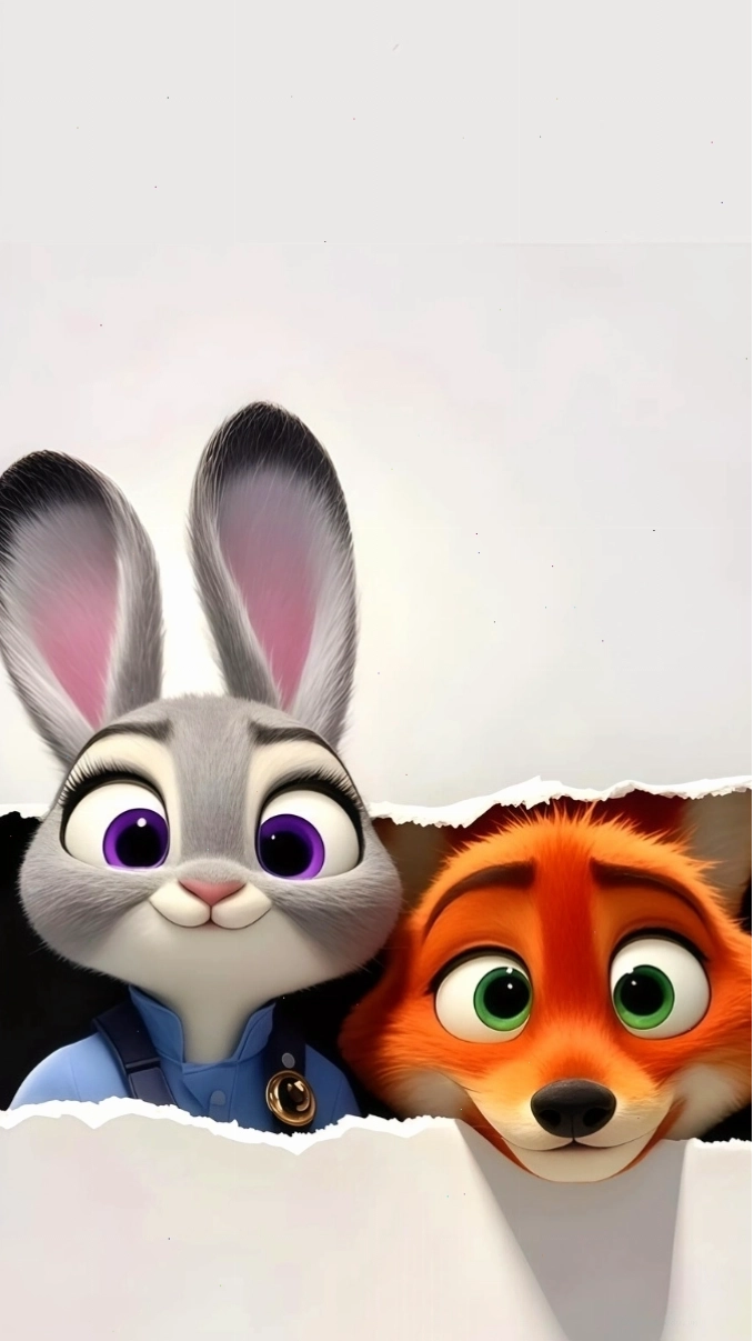 avatar cáo và thỏ zootopia đôi