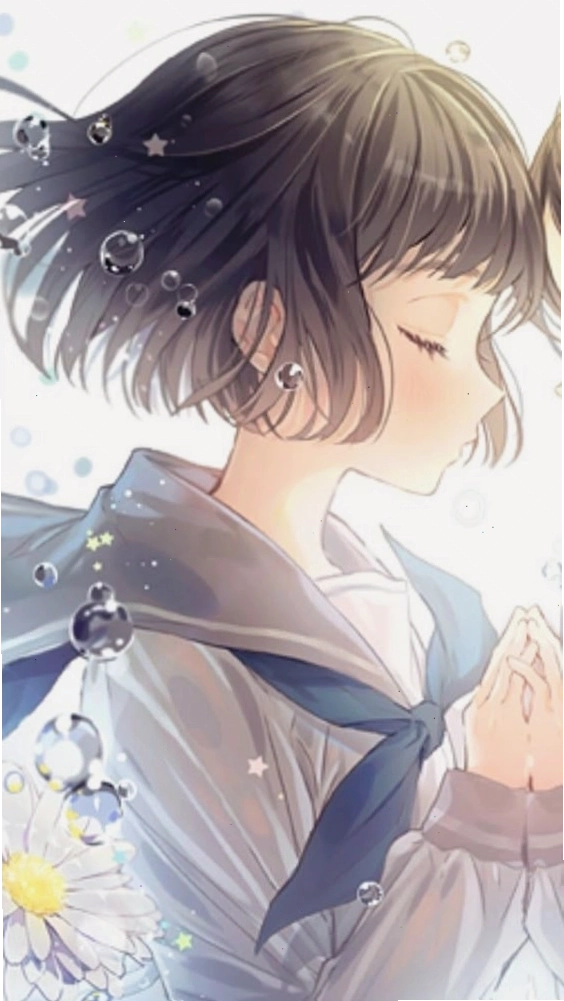 Avatar cặp anime rời dễ thương với nhân vật nữ và nam