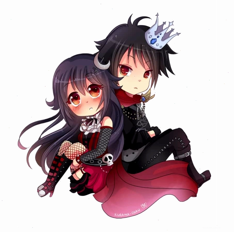 Avatar cặp đôi anime chibi dễ thương