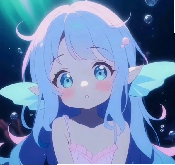 Avatar chibi nữ đơn giản và tinh tế