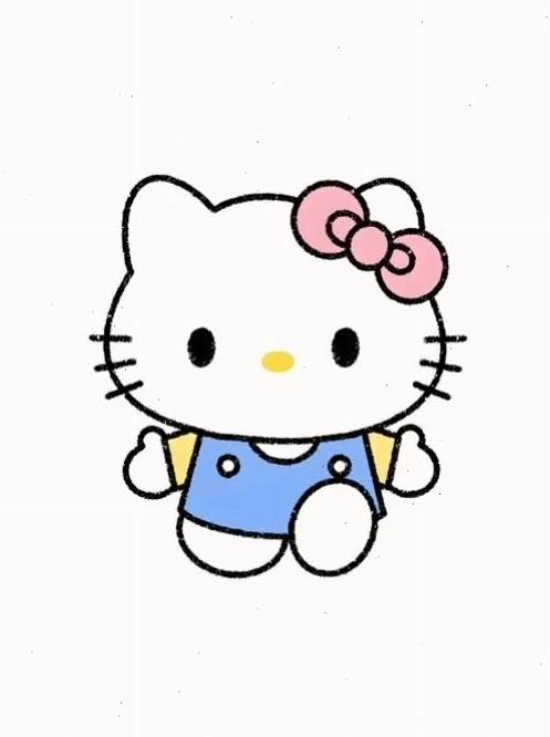 Avatar meme hello với chú mèo vẫy tay