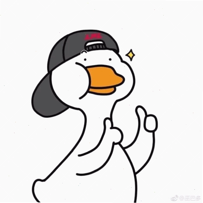 Avatar vịt cute làm hình nền máy tính