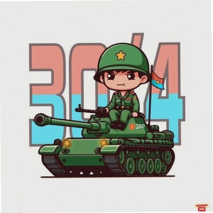 Bộ sưu tập ảnh chibi bộ đội Việt Nam với nhiều phong cách khác nhau