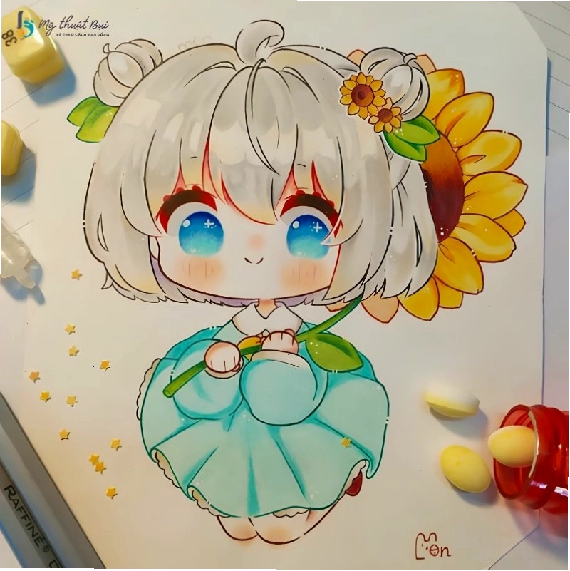 Bộ sưu tập hình vẽ chibi cute cho người mới bắt đầu