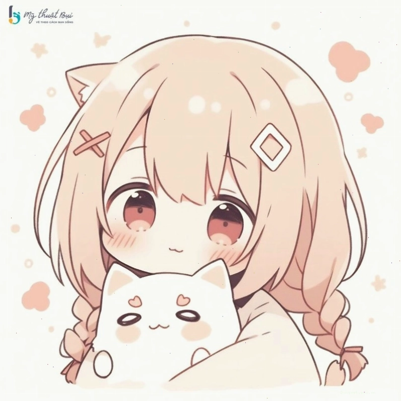 Các bước cơ bản để vẽ hình chibi nữ dễ thương