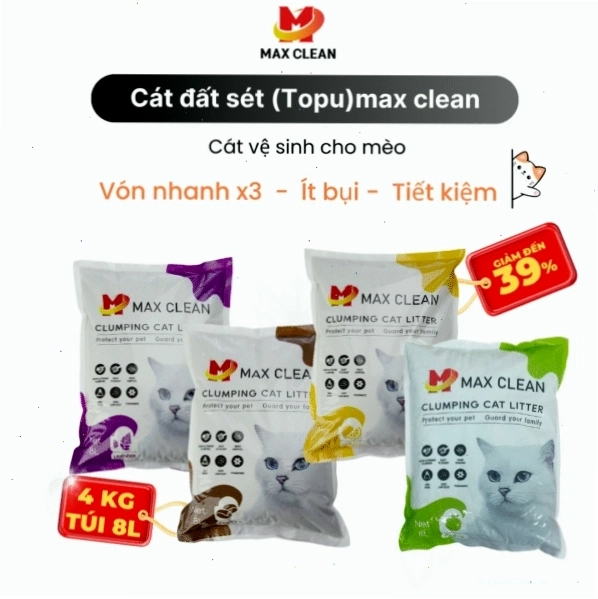 Các loại cát đất sét cho mèo được ưa chuộng