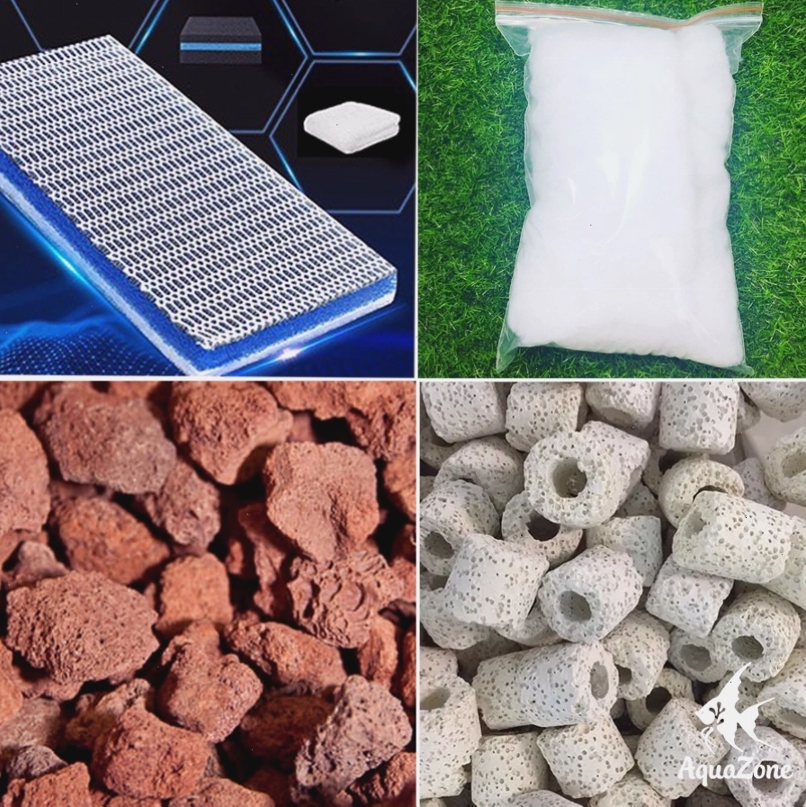 Các loại vật liệu lọc hồ cá thường dùng