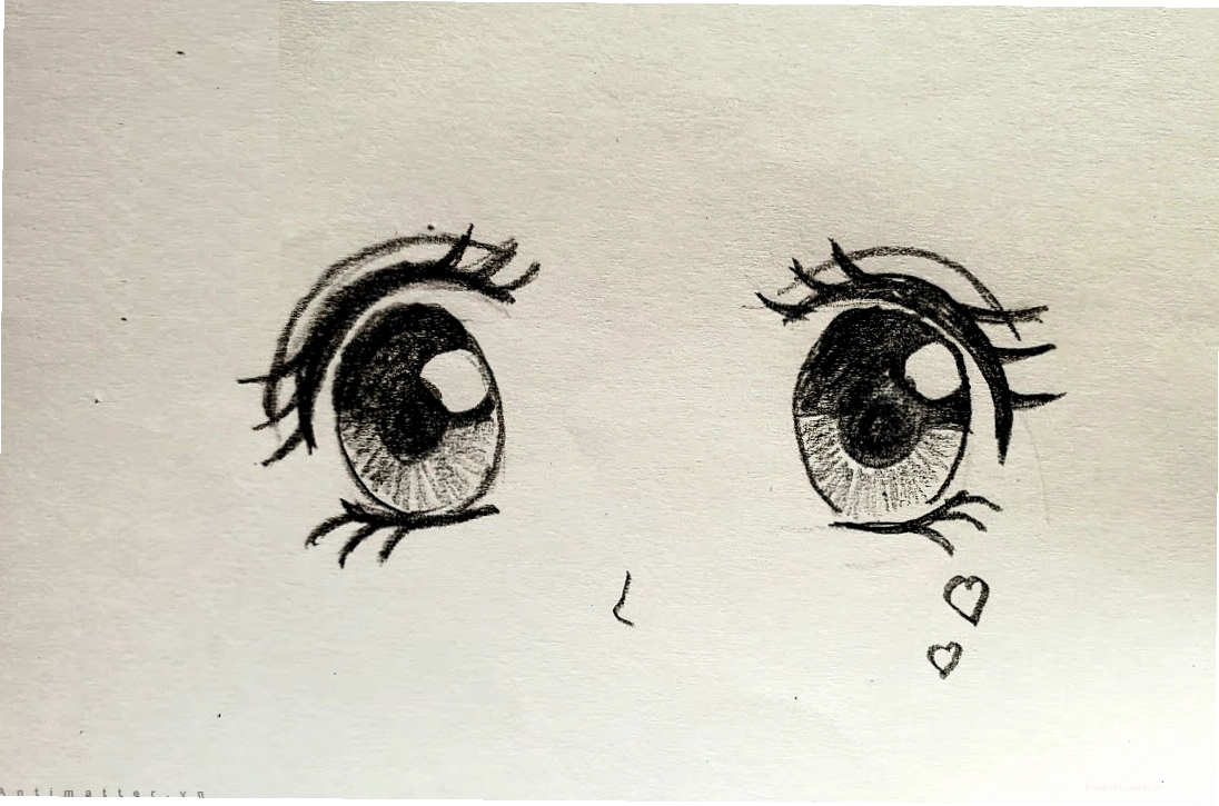 Cách vẽ mắt anime đơn giản và đáng yêu