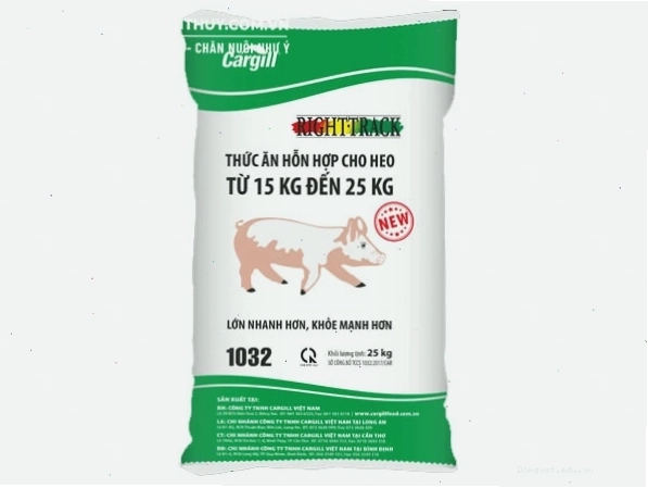 Cám Cargill cung cấp dinh dưỡng cho heo