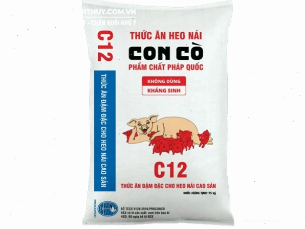 Cám con cò là một trong những lựa chọn cám heo phổ biến