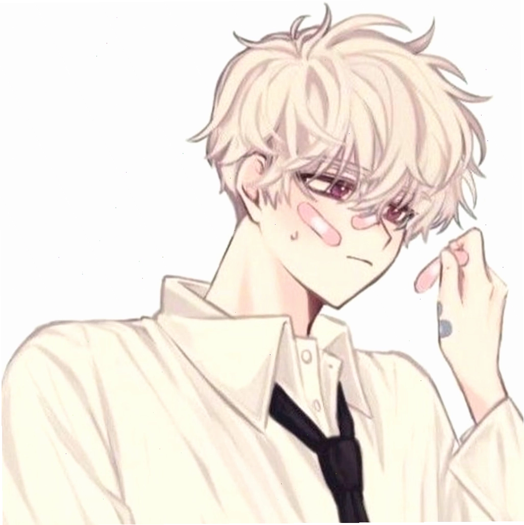 Cặp đôi anime với biểu cảm ngạc nhiên, đáng yêu