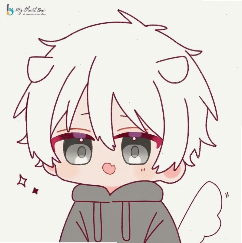 Cặp đôi chibi nam nữ dễ thương