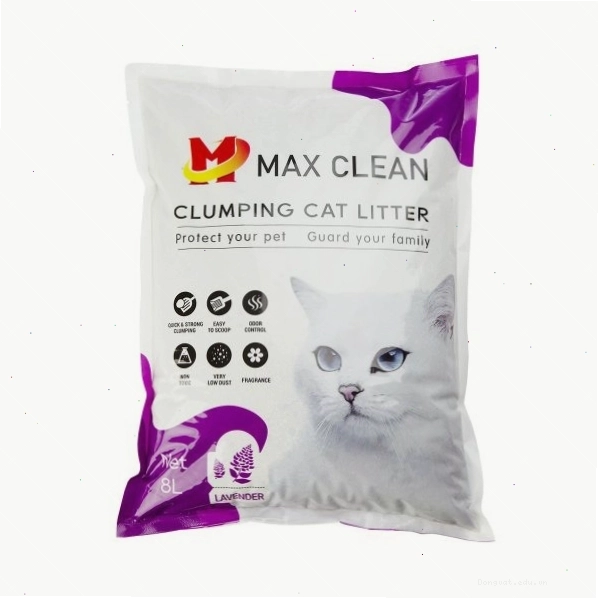 Cát đất sét cho mèo hương oải hương