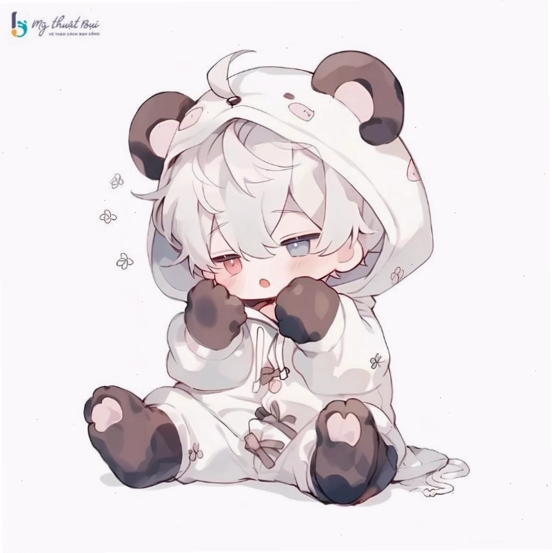 Chàng trai chibi trong trang phục lịch lãm