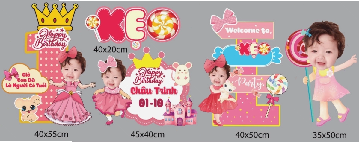 Chibi bé gái trong trang phục công chúa dễ thương