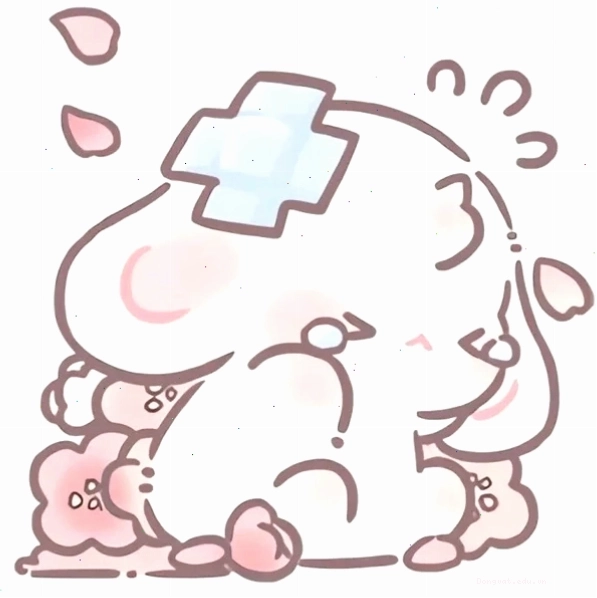 Chú thỏ chibi dễ thương trong khung cảnh