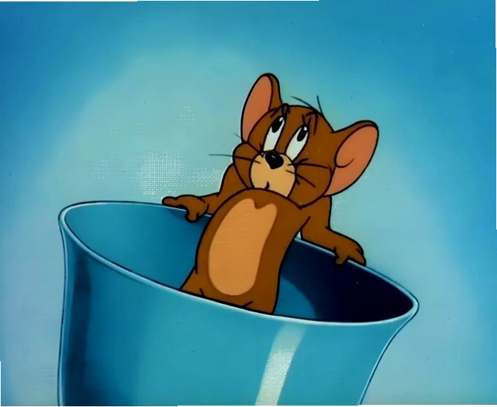 Chuột Jerry me me với biểu cảm đáng yêu