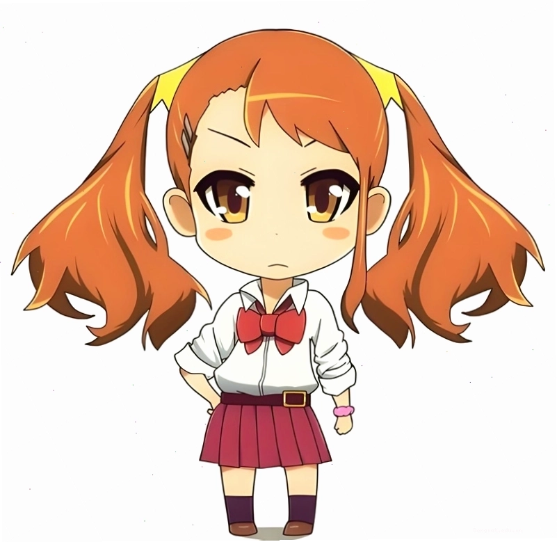 Cô gái chibi đang đọc sách