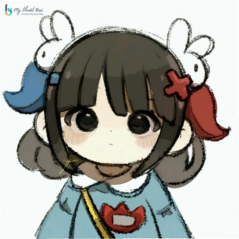 Cô gái chibi đang vui vẻ