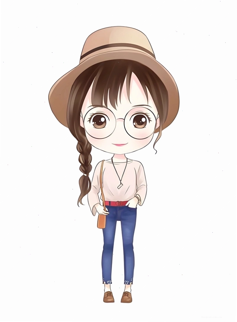 Cô gái chibi trong trang phục mùa hè năng động