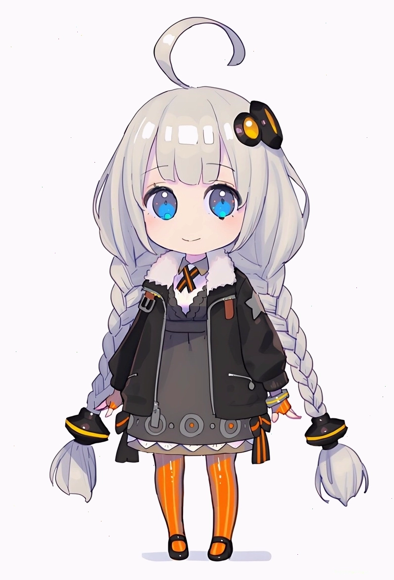 Cô gái chibi với trang phục cá tính