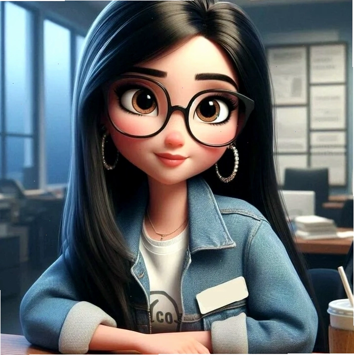 Cô giáo và học sinh chibi tương tác vui vẻ