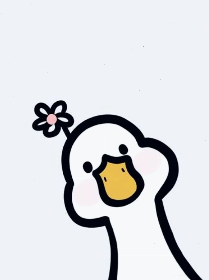 Con vịt cute với biểu cảm tinh nghịch