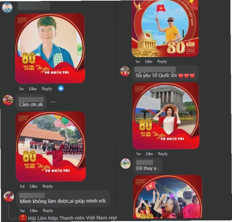Cộng đồng mạng Facebook thay ảnh đại diện đỏ rực mừng lễ 2/9
