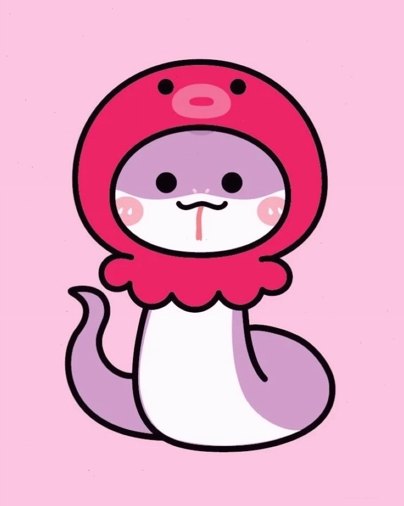 Creature dễ thương đội mũ hồng