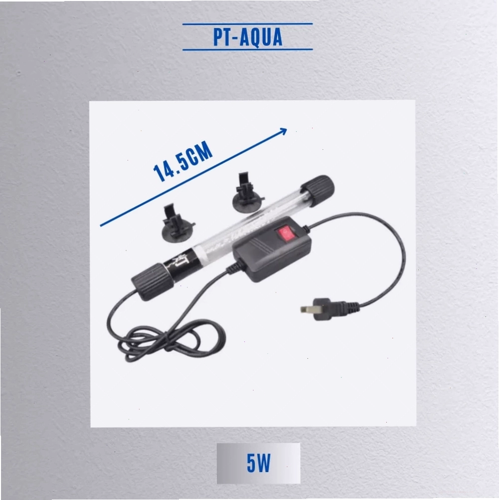 Đèn UV 5W diệt khuẩn, tảo, rêu cho hồ cá nhỏ