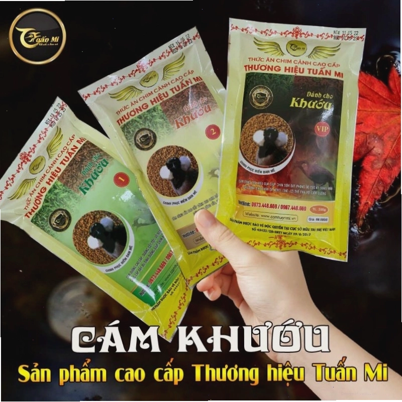 Hãng Cám Tuấn Mi với nhiều loại cám cho chim cảnh