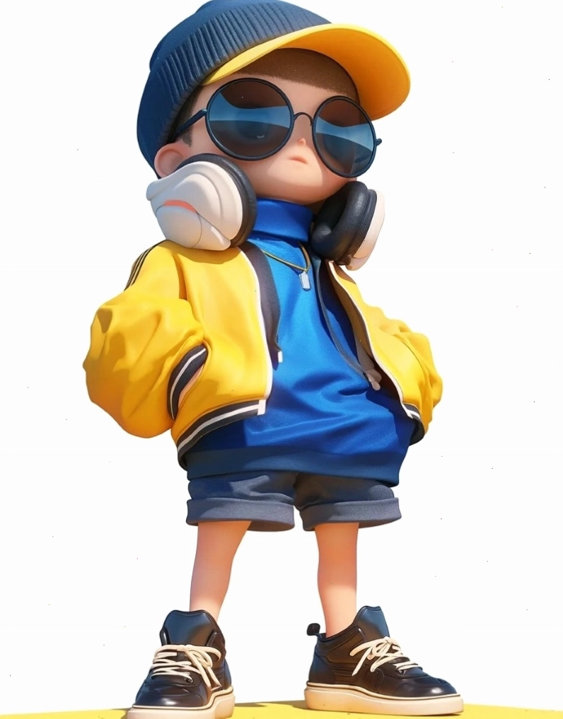 Hình ảnh anime chibi boy lạnh lùng trong trang phục thường ngày