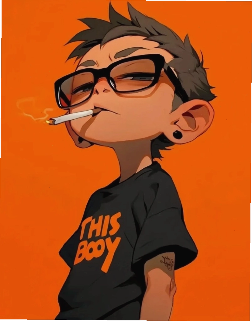 Hình ảnh anime chibi boy với mái tóc đen và vẻ ngoài lạnh lùng