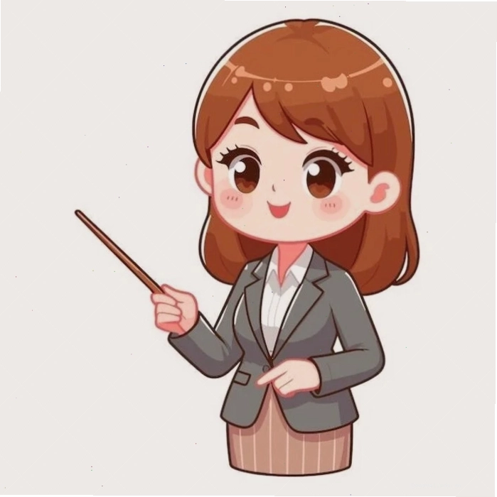 Hình ảnh chibi cô giáo duyên dáng