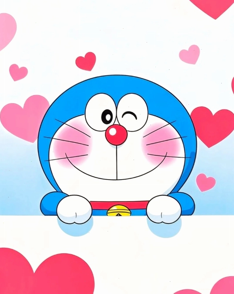 Hình ảnh Chibi Doraemon đang sử dụng bảo bối