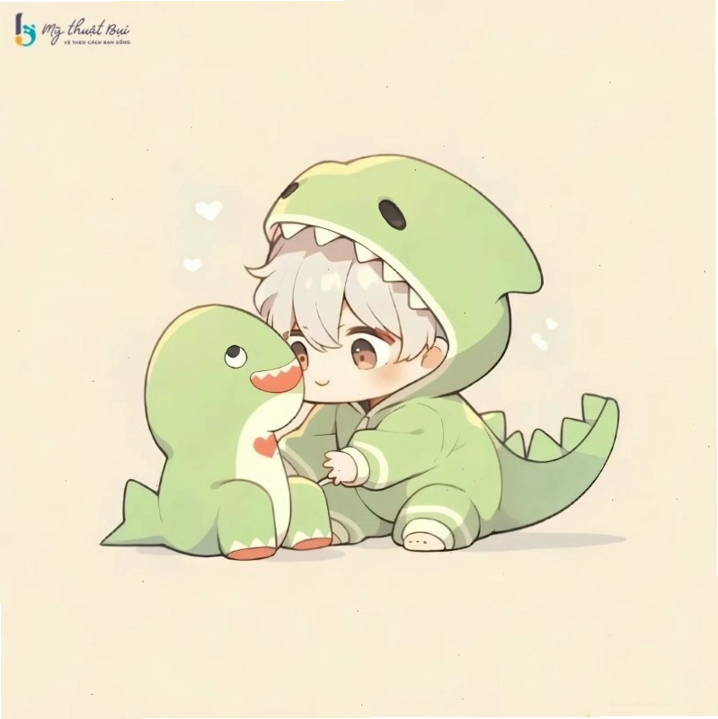Hình ảnh chibi nam cute với phong cách thể thao