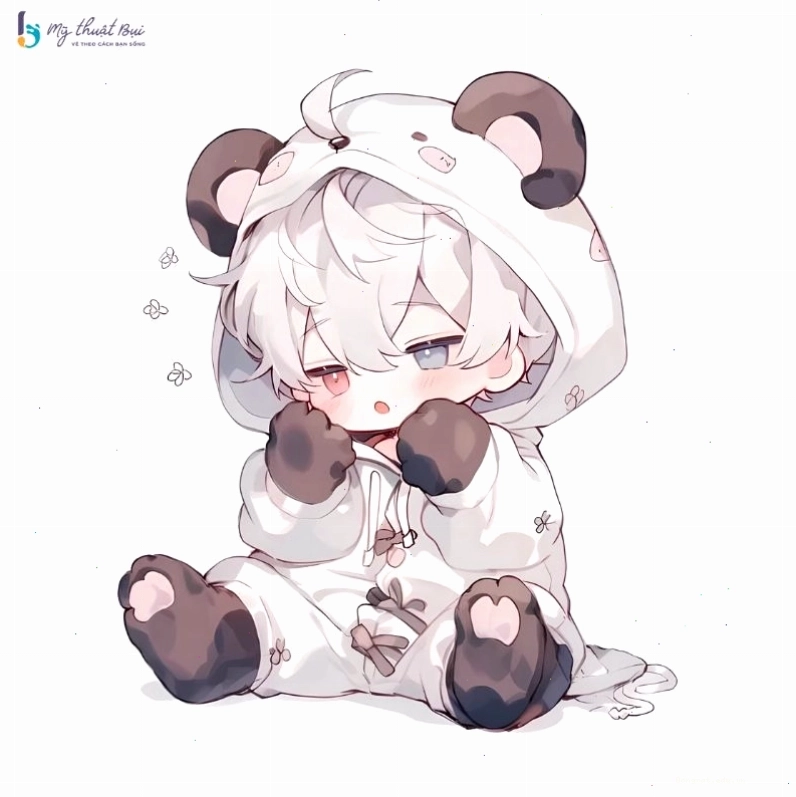 Hình ảnh chibi nam dễ thương với phong cách thể thao