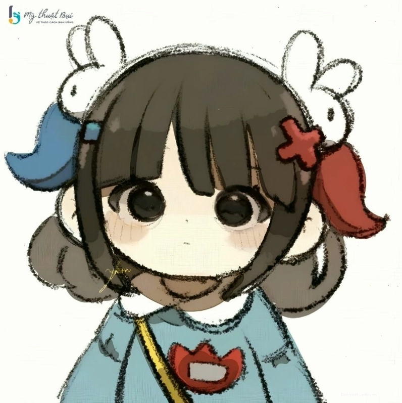 Hình ảnh chibi nữ cute dễ vẽ theo phong cách anime