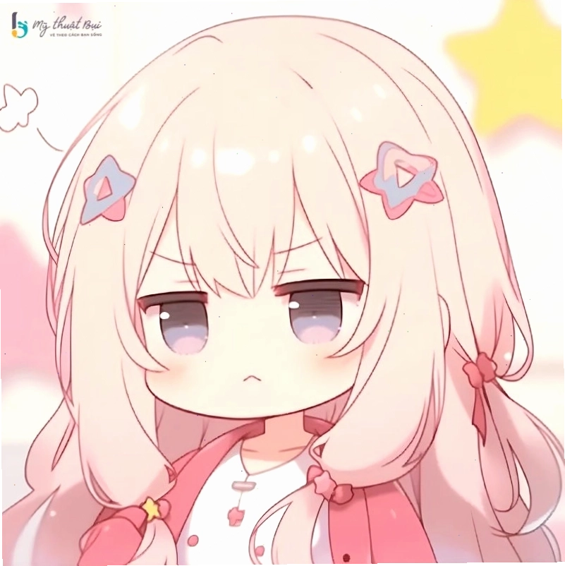 Hình ảnh chibi nữ cute lấy cảm hứng từ phong cách Anime
