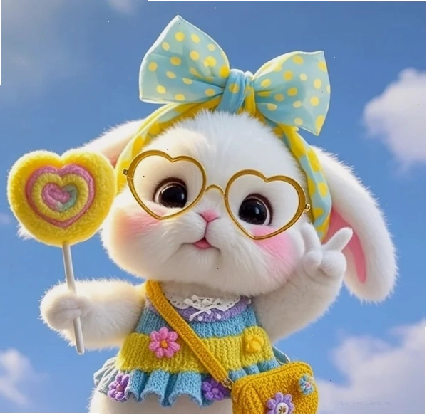 Hình ảnh con thỏ đẹp chibi